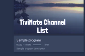TiviMate Channel List
